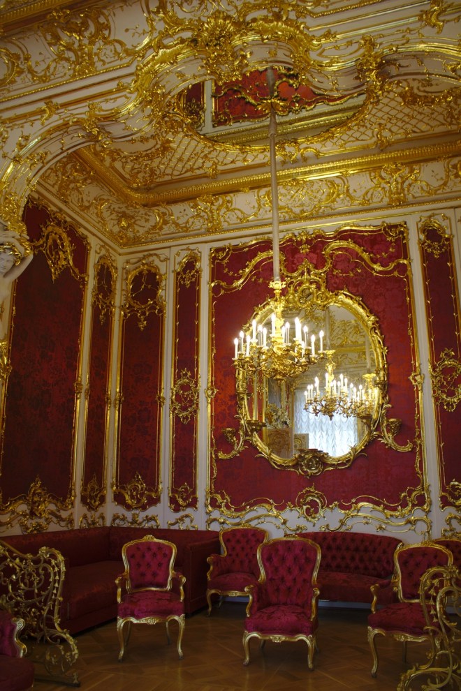 Boudoir rouge Musée de l'Ermitage Saint Petersbourg