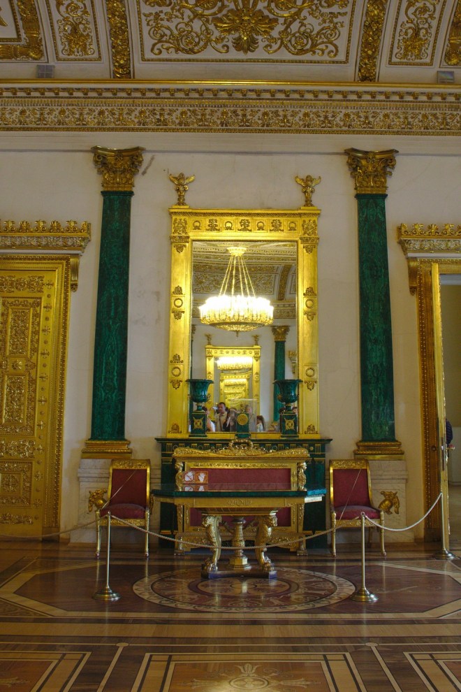 Salle Malachite Musée de l'Ermitage