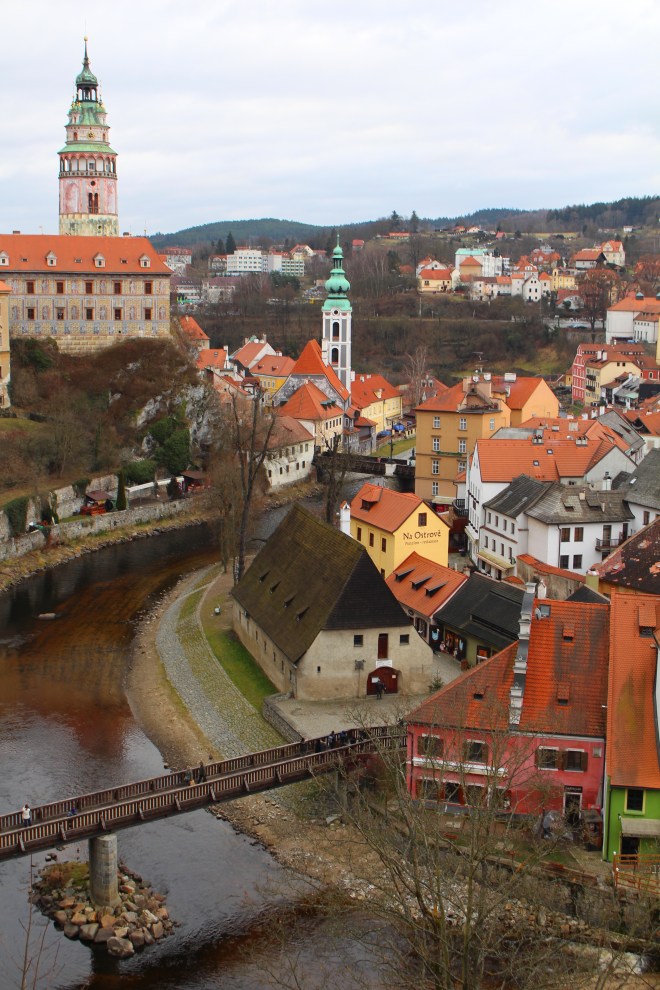 Vieille ville de Cesky Krumlov en République Tchèque